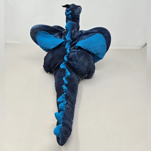 Folkmanis Three-Headedblue Dragon Hand Puppet Storytelling Play Fun For Kids - Picture 4 of 16